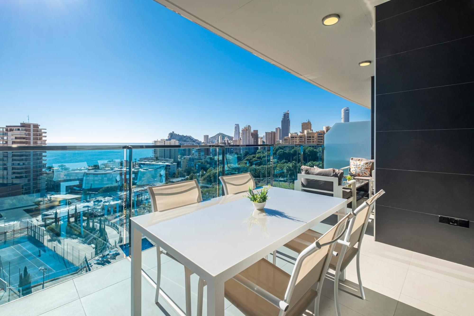 Sunset Drive Resort Apartment 4-8 Poniente Beach Benidorm Eksteriør billede