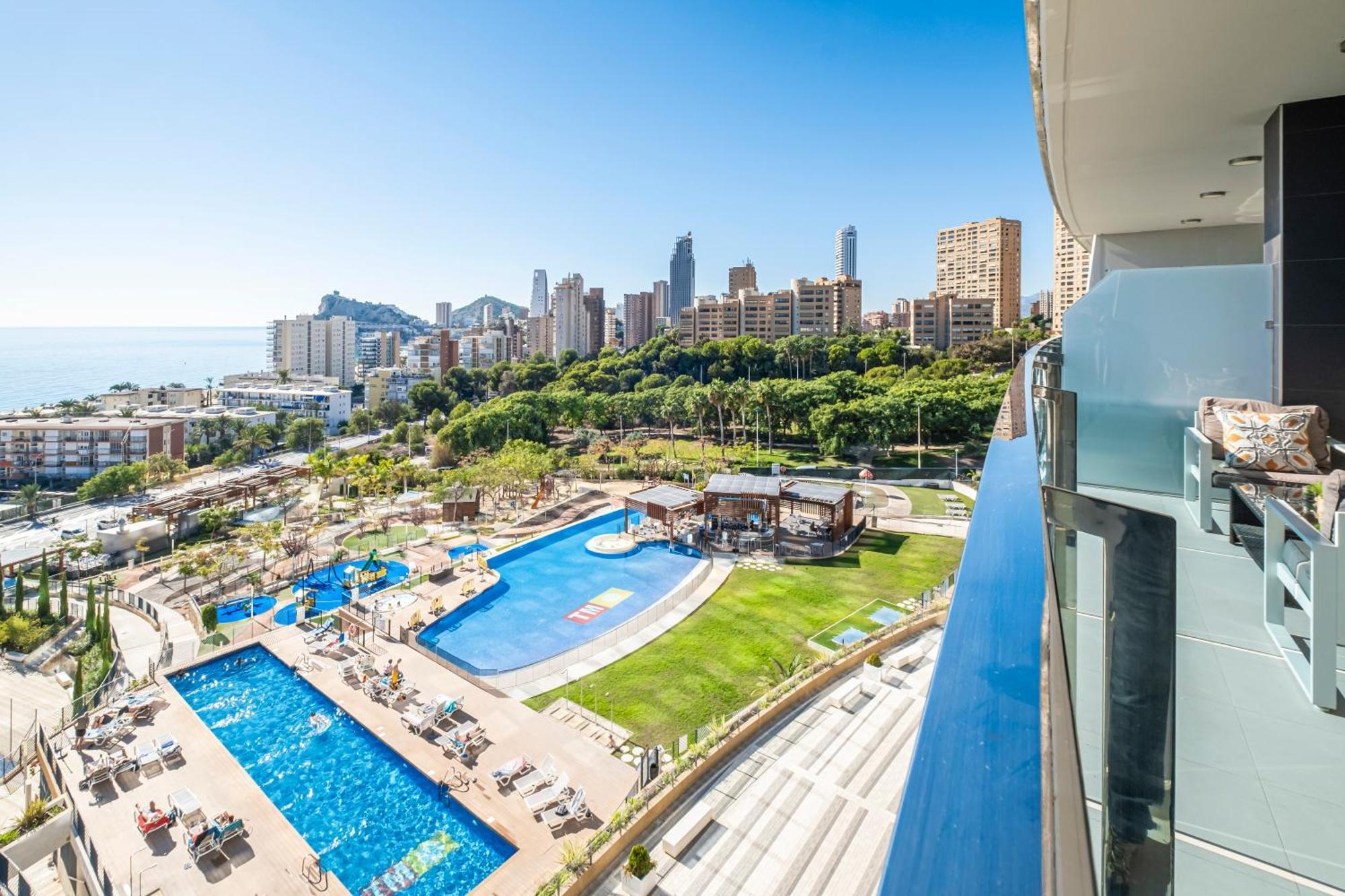 Sunset Drive Resort Apartment 4-8 Poniente Beach Benidorm Eksteriør billede